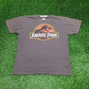 Jurassic Park Shirt Large 22x26 Brown